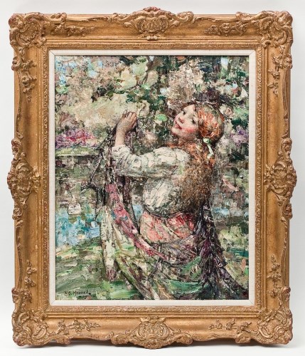 Lot 15 - EDWARD ATKINSON HORNEL (SCOTTISH 1864 - 1933),...