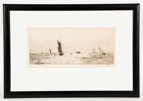 Lot 100 - WILLIAM LIONEL WYLLIE RA RE (BRITISH 1851 -...