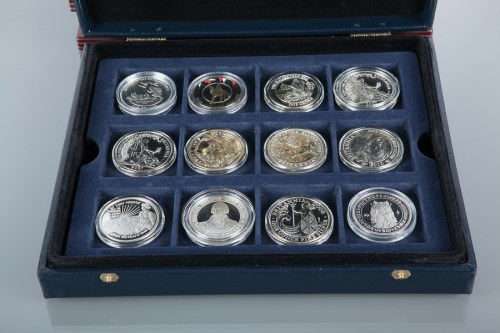 Lot 1520 - THE HISTORIC COINS OF GREAT BRITAIN SILVER...