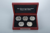 Lot 1526 - FIVE DECADE SET OF UNCIRCULATED MORGAN SILVER...