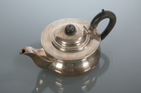 Lot 280 - GEORGE V SILVER TEAPOT maker Robert Stewart,...