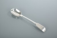 Lot 292 - SCOTTISH SILVER PRESERVE SPOON maker Peter...