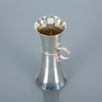 Lot 357 - MODERN SILVER COCKTAIL BAR MEASURE maker...