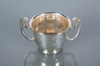 Lot 361 - GEORGE V SILVER TWIN HANDLED CUP maker Mappin...