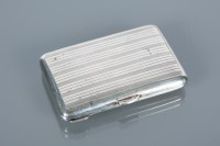 Lot 365 - GEORGE V SILVER CARD HOLDER maker Cornelius...