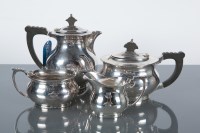 Lot 366 - EARLY 20TH CENTURY STYLE SILVER PLATED FOUR...