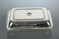 Lot 374 - GEORGE III SILVER ENTRÉE DISH maker Robert...