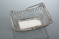 Lot 382 - EDWARDIAN SILVER BASKET maker Hukin & Heath...