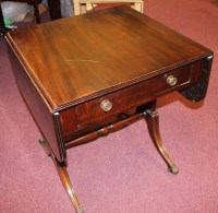 Lot 721 - VICTORIAN MAHOGANY SOFA TABLE 70cm high