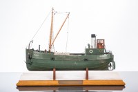 Lot 724 - SCALE MODEL OF THE CLYDE PUFFER 'ARGYLL' on an...