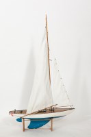 Lot 760 - SCRATCHBUILT MODEL YACHT 'EMMA' fractional...