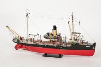 Lot 761 - SCRATCH BUILT SCALE MODEL OF STEAM SHIP...