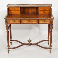 Lot 775 - 20TH CENTURY FRENCH WALNUT BONHEUR DU JOUR...