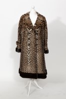 Lot 779 - LADIES OCELOT FUR COAT made by Karters of...