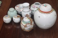 Lot 873 - GROUP OF VARIOUS CHINESE CERAMIC ITEMS...