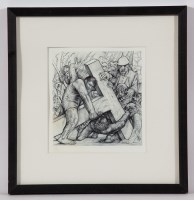 Lot 2271 - AFTER PETER HOWSON OBE, THE STATIONS OF THE...