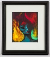 Lot 2287 - * FRANK MCFADDEN, STELLA-R pastel on paper,...