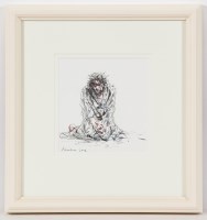 Lot 2343 - * PETER HOWSON OBE, MERCY SEAT ink and...