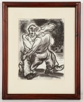 Lot 2372 - * PETER HOWSON OBE, FIGHTING SKINHEADS...