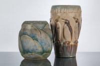 Lot 504 - DENBY DANESBY WARE PENGUIN VASE in earthenware...