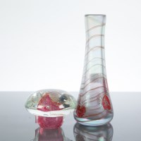 Lot 537 - JOHN DITCHFIELD GLASFORM VASE pattern no. 1809,...