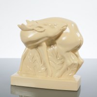 Lot 544 - WEDGWOOD JOHN SKEAPING MODEL OF A 'FALLOW DEER'...