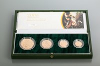 Lot 1762 - UNITED KINGDOM GOLD PROOF FOUR-COIN SOVEREIGN...