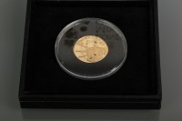 Lot 1766 - THE CROWN JEWELS GOLD PROOF COIN EMBEDDED WTH...