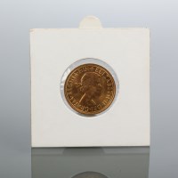 Lot 1778 - GOLD ELIZABETH II FULL SOVEREIGN DATED 1965