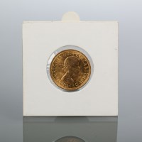 Lot 1792 - GOLD ELIZABETH II FULL SOVEREIGN DATED 1962