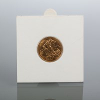 Lot 1793 - GOLD EDWARD VII HALF SOVEREIGN DATED 1910