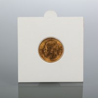 Lot 1796 - GOLD GEORGE V HALF SOVEREIGN DATED 1914