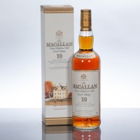Lot 1031 - THE MACALLAN 10 YEAR OLD Single Highland Malt...