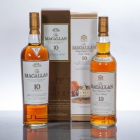 Lot 1038 - THE MACALLAN 10 YEAR OLD Single Highland Malt...