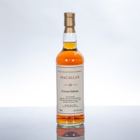 Lot 1044 - MACALLAN 18 YEAR OLD PRIVATE EDITION Label...
