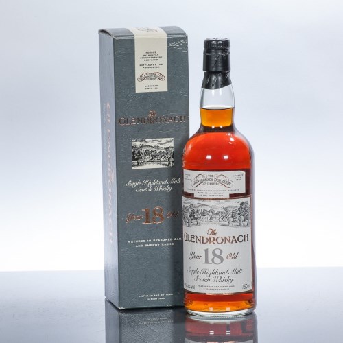 Lot 1155 - GLENDRONACH 18 YEAR OLD Single Highland Malt...