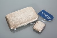 Lot 278 - LATE VICTORIAN SILVER CIGARETTE CASE maker...