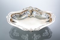 Lot 320 - PIERCED SILVER COMPORT maker Viners Ltd.,...