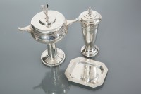 Lot 337 - SILVER GOLFING INTEREST SCOTTISH SILVER LIDDED...