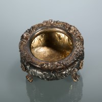 Lot 343 - EARLY VICTORIAN SILVER CIRCULAR TABLE SALT...