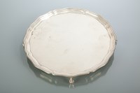 Lot 365 - SILVER SALVER maker Barker Brothers Silver Ltd....
