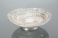 Lot 369 - LATE VICTORIAN PIERCED SILVER COMPORT maker...