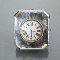 Lot 385 - GEORGE V SILVER MOUNTED GOLIATH POCKET WATCH...