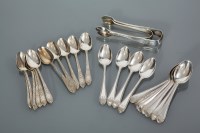 Lot 388 - SET OF TEN VICTORIAN SCOTTISH SILVER TEASPOONS...