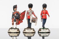Lot 1022 - COLLECTION OF THREE HAND-PAINTED SCOTS GUARDS...