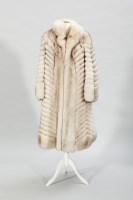 Lot 1120 - IMPRESSIVE LADY'S FULL LENGTH BLUE FOX FUR...