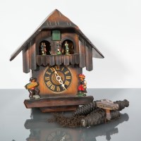 Lot 728 - GERMAN BLACK FORREST MUSICAL CHALET CUCKOO...