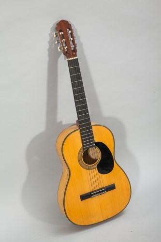 Lot 745 - CLASSICAL GUITAR BY OSKAR TELLER interior...