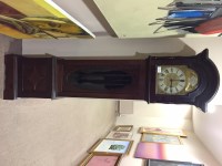 Lot 753 - REPRODUCTION LONGCASE CLOCK the unsigned...