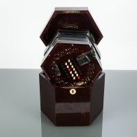 Lot 756 - ROSEWOOD FOURTY-EIGHT BUTTON CONCERTINA BY...